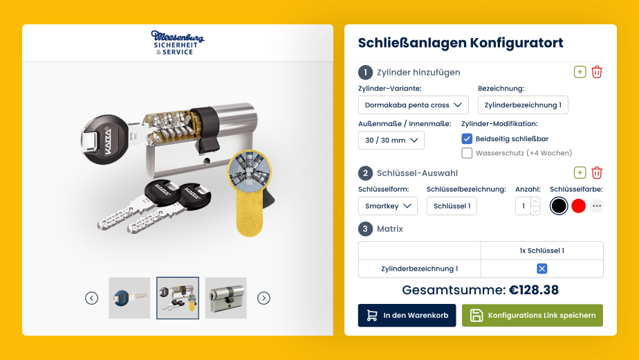 Türgriff-Konfigurator für Meesenburg